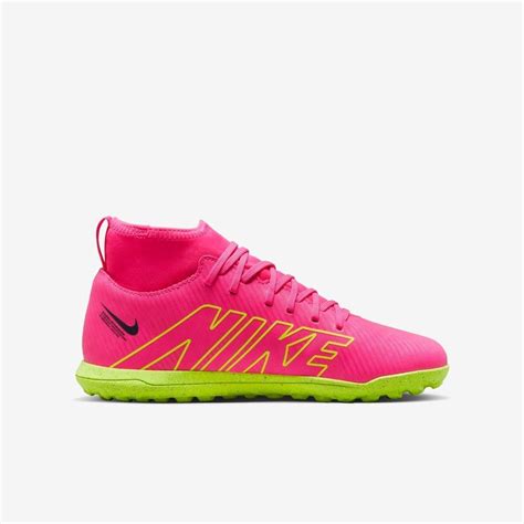 Chuteira Nike Mercurial Superfly 9 Club Infantil Society Rosa Netshoes