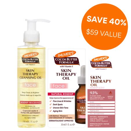 Palmer's Skin Therapy Oil Total Routine Bundle