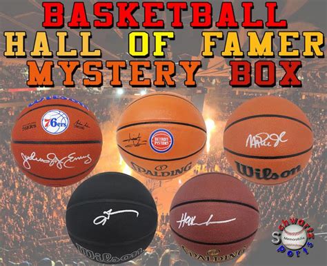 Schwartz Sports Basketball Hall Of Famer Signed Basketball Mystery Box