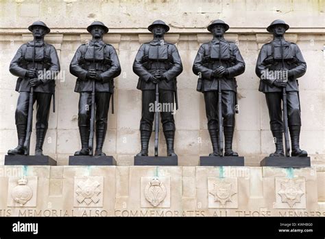 The Guards Division War Memorial At St Jamess Park In London England