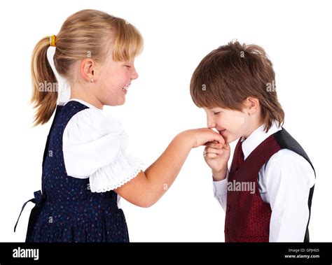 Little kids kissing Cut Out Stock Images & Pictures - Alamy