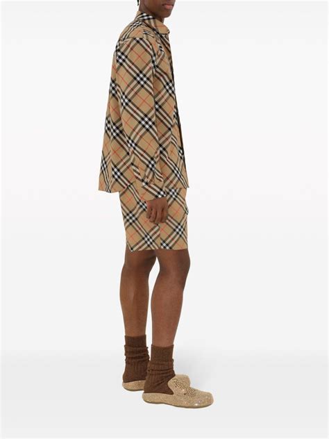 Burberry Hemd Mit Vintage Check Nude FARFETCH DE