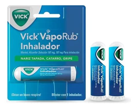 Inhaladores Vick Vaporub Para La Nariz Tapada 197 Mg C u X3 Envío gratis