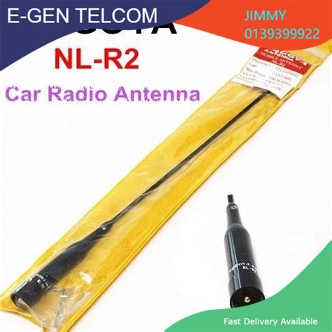 Original Portable Nl R2 Pl259 Male Uhf Vhf Dual Band 144430mhz Mobile Antenna 41cm Shopee