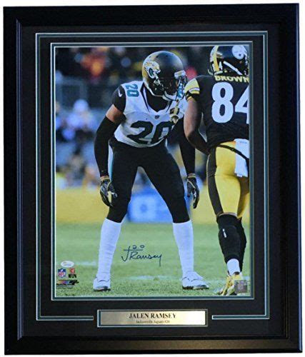 Jalen Ramsey Signed And Framed 16x20 Jacksonville Jaguars Vs Antonio