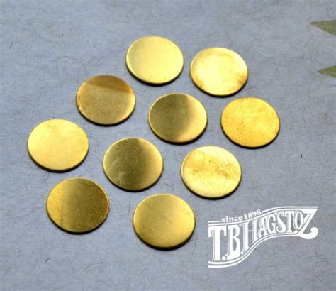 Brass Discs Tb Hagstoz And Son Inc