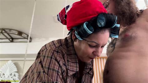 Very First Ass Fucking With Mature Stepmom