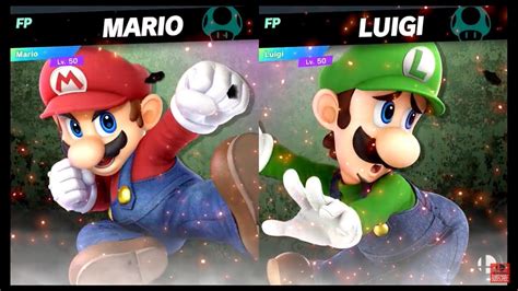 Super Smash Bros Ultimate Amiibo Fights Request 23247 Mario Vs Luigi