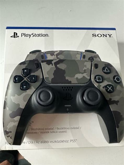 Ps5 Dualsense Wireless Controller Grey Camo