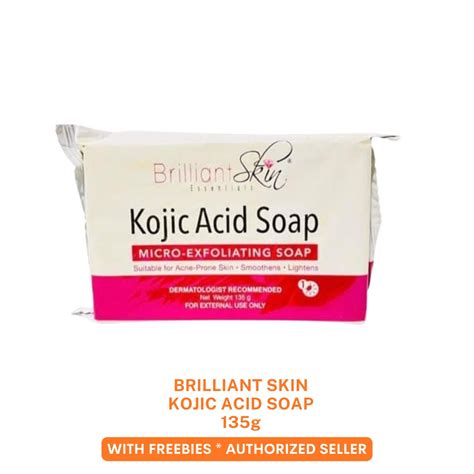 Brilliant Skin Kojic Acid Soap Micro Exfoliating 135g New Packaging