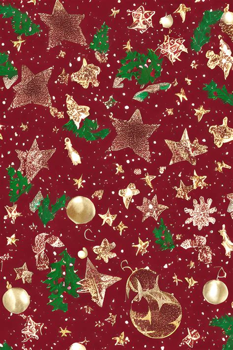 Merry Christmas Wrapping Paper · Creative Fabrica