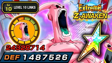 100 EZA PHY SUPER BUU LEVEL 10 LINKS STICKER EFFECT Dragon Ball Z