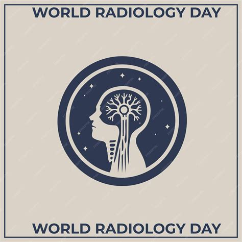 Logotipo Sencillo Para El Evento Del Día Internacional De La Radiología