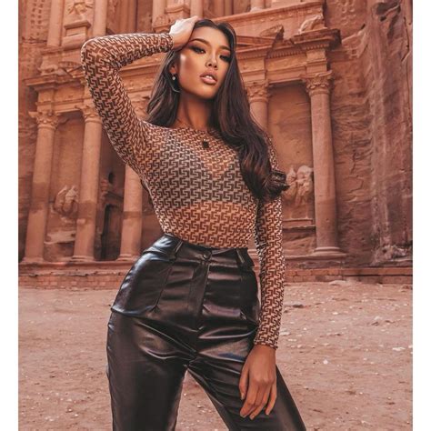 Missguided Nude Geo Print Mesh Bodysuit New With Depop