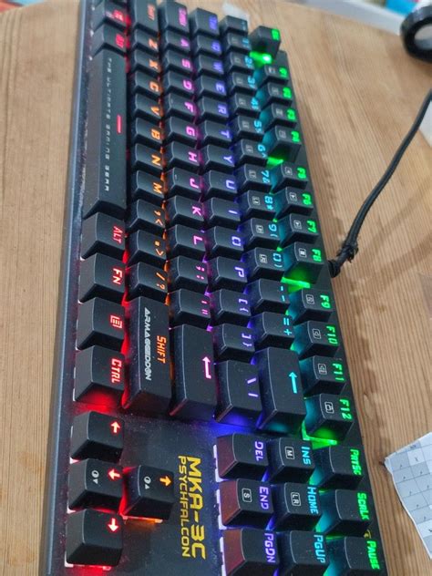 RGB mechanical keyboard, Computers & Tech, Parts & Accessories ...
