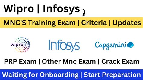 Wipro Infosys Other Mnc S Training Test Start Preparation Reason