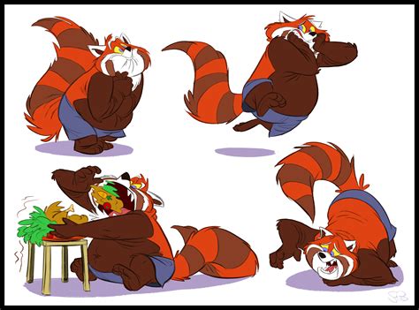 Fat Red Panda by Scribbles-n-Bits on Newgrounds