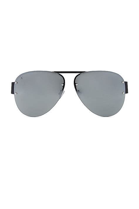 Dime Optics 917 Sunglasses In Silver Mirror Revolve