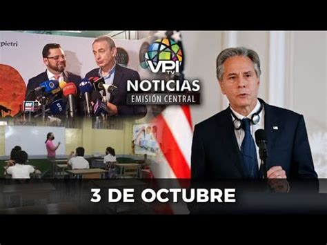 En Vivo Noticias De Venezuela Hoy Lunes De Octubre Vpitv