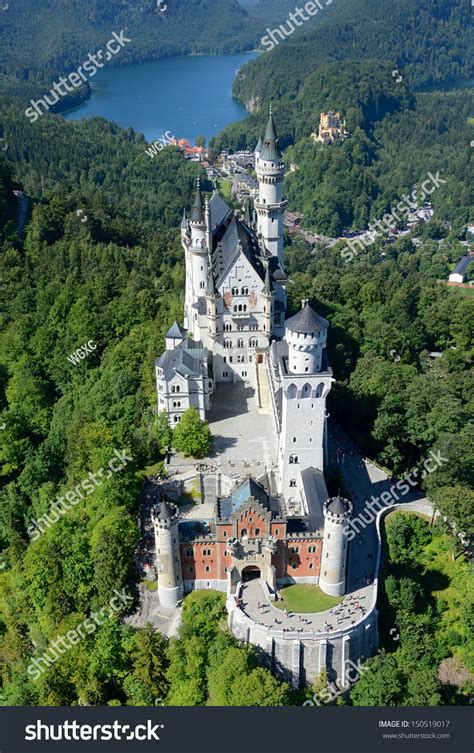 Beautiful Aerial View Neuschwanstein Castle Background Stock Photo 150519017 | Shutterstock