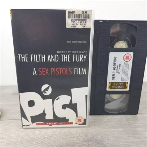 Sex Pistols The Filth And The Fury Vhs Tape Punk Rock Sid Vicous Jonny Rotten £660 Picclick Uk