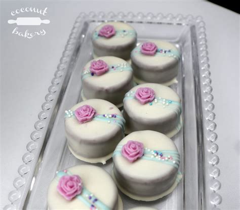 Alfajores Ba Ados En Chocolate Blanco Personalizado Pasteleria