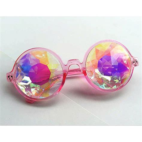 Lunettes De Kaléidoscope Rainbow Rave Wormhole Prisma Lunettes De Diffraction Ebay