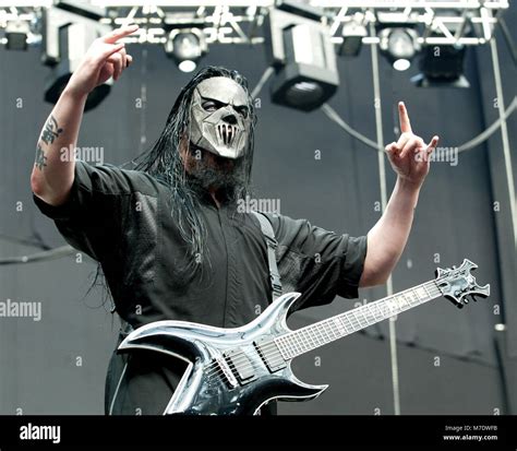 Amsterdam Netherlands June 21 Mick Thomson Of Slipknot Performs On