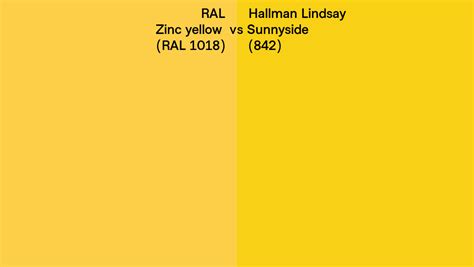 Ral Zinc Yellow Ral Vs Hallman Lindsay Sunnyside Side By