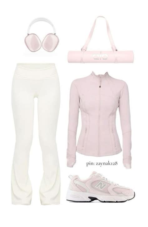 Flares Outfit Summer Pink Gym Clothes Coquette Workout Outfit