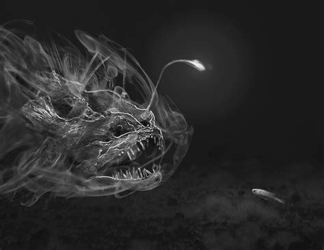 Tapety : 1663x1284 px, ďas mořský, strašidelný, temný, tesáky, Ryba ...