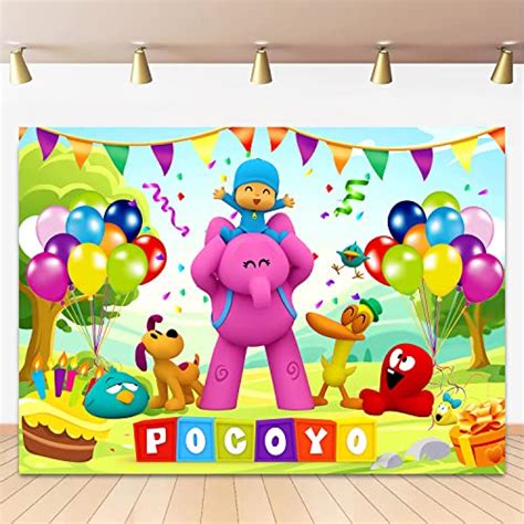 7ft X 5ft Pocoyo Happy Birthday Backdrop Party Supplies Theme