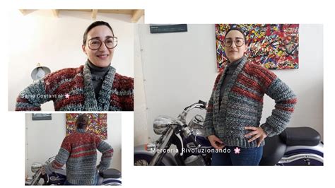 Tutorial Cardigan Facilissimo All Uncinetto Unisex Sonia Costantini