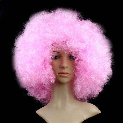 Pink Afro Hair Wig Wig Hairstyles Afro Wigs Wigs