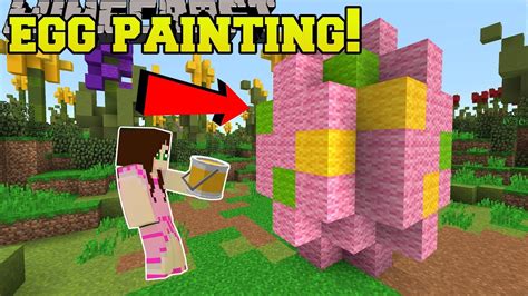 Minecraft Easter Egg Painting Contest Easter Eggcitement Mini Game Youtube