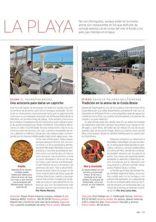 Comer En La Playa De Calella De Palafrugell Girona Pdf