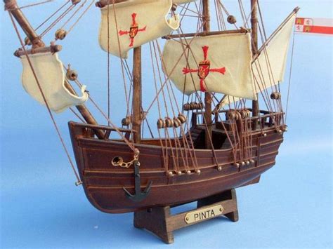 Buy Wooden Pinta Model Ship 12in - Model Ships