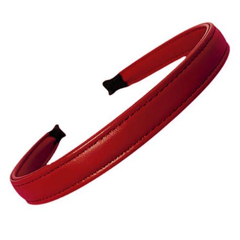 Women Cute Pu Leather Headband Hair Hoop Anti Slip Fashion Photography