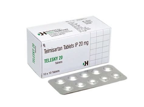 Telmisartan 20 Mg Tablet at ₹ 91.00/box | Telmisartan Tablets in ...