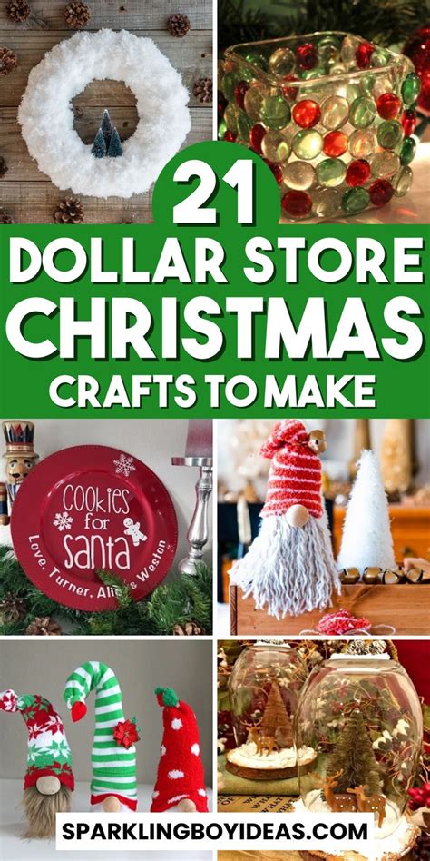 20 Easy DIY Dollar Store Christmas Crafts Dollar Store Christmas