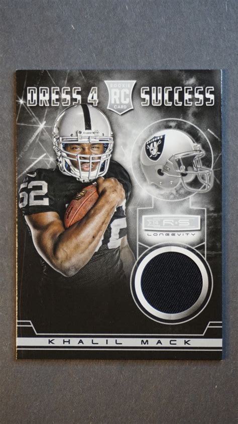 Rookies Stars Dress For Success Materials Ds Km Khalil Mack Ebay