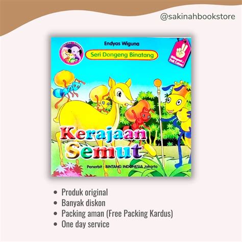 Jual Buku Seri Dongeng Binatang Kerajaan Semutbuku Cerita Anak