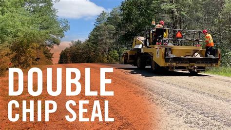 Double Chip Seal Improving Your Roads Youtube