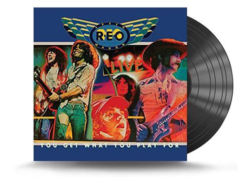 REO Speedwagon Live You Get What You Play For Vinyl LP PEG 34494