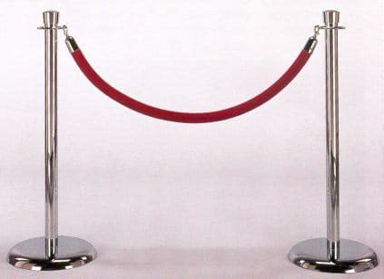 Chrome Stanchions | Grimes Events & Party Tents