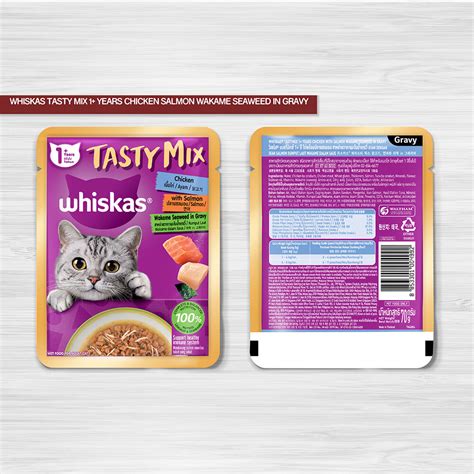 Whiskas Tasty Mix Chicken And Salmon Whiskas Malaysia