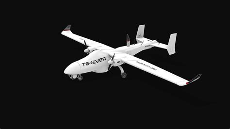 Tekever Ar Unmanned Aircraft System D Model Turbosquid