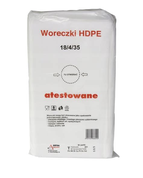 Woreczki Foliowe Hdpe X X Cm Sztuk Cena Opinie Woreczki I