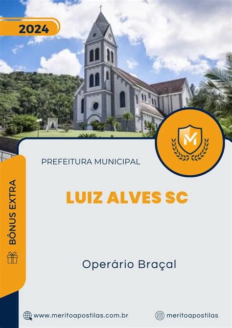 Apostila Oper Rio Bra Al Prefeitura De Luiz Alves Sc M Rito