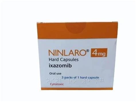 Ninlaro Ixazomib Hard Capsule 4mg At Rs 70000 Box Anti Cancer Drugs